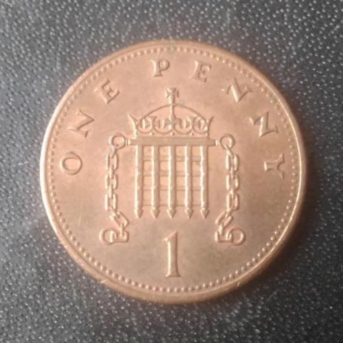 1 пенни 1990 Великобритания 