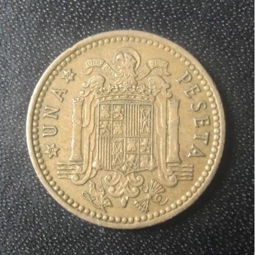  1 песета 1966 (74) Испания 