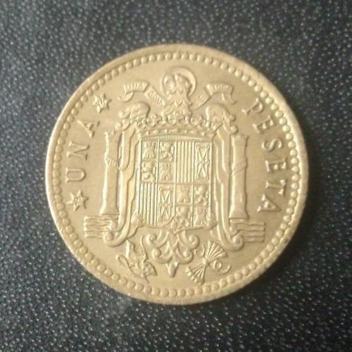  1 песета 1966 (74) Испания 