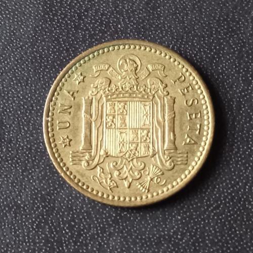 1 песета 1966 (74) Испания 