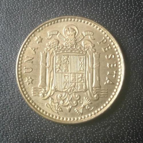1 песета 1975 (78) Испания 