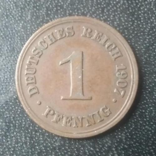 1 пфенниг 1907 (D) Германия