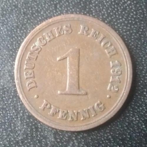 1 пфенниг 1912 (F) Германия