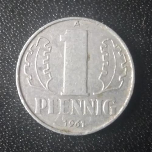 1 пфенниг 1961 A Германия