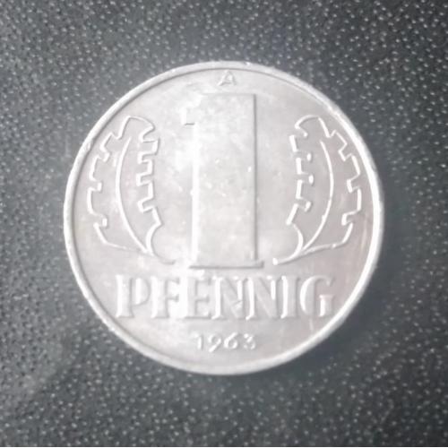 1 пфенниг 1963 Германия 