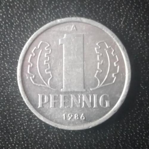 1 пфенниг 1986 A Германия 