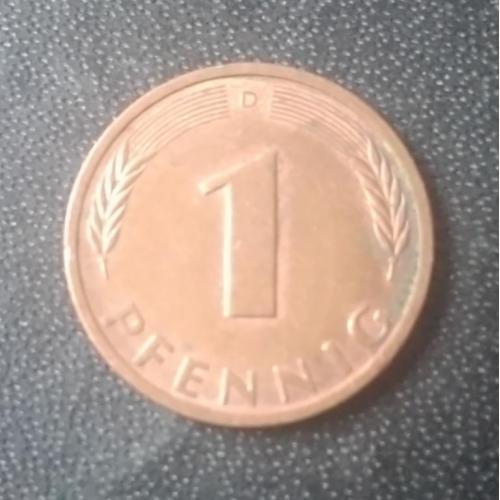 1 пфенниг 1990 (D) Германия 