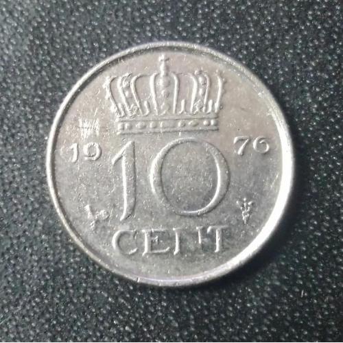 10 центов 1976 Нидерланды 