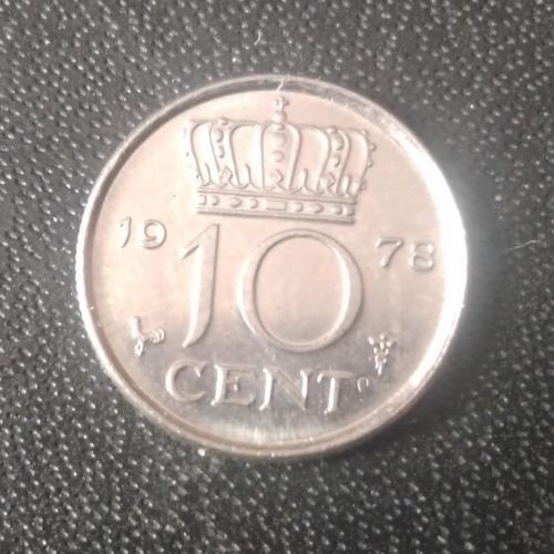 10 центов 1978 Нидерланды 