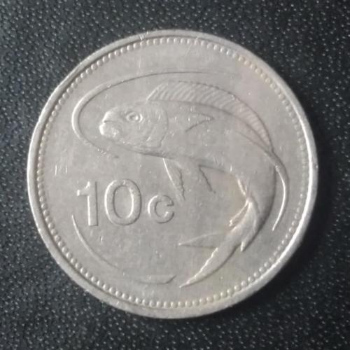 10 центов 1986 Мальта