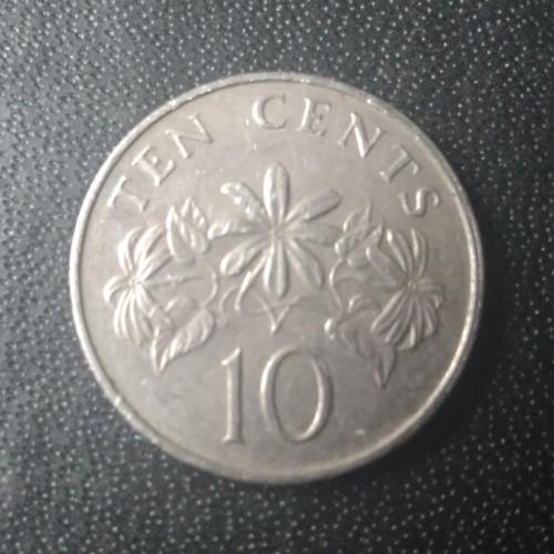  10 центов 1986 Сингапур