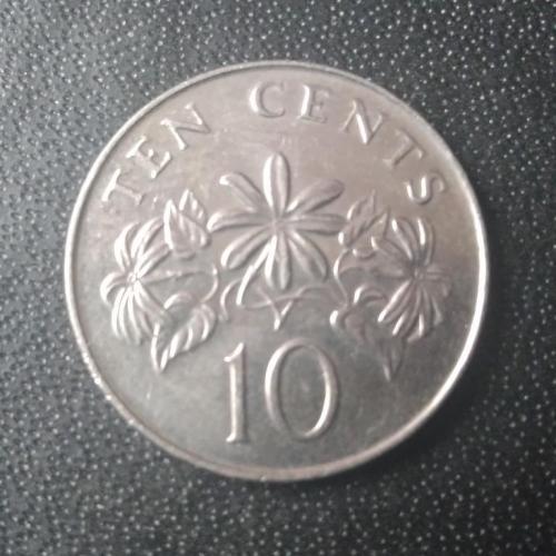 10 центов 1993 Сингапур