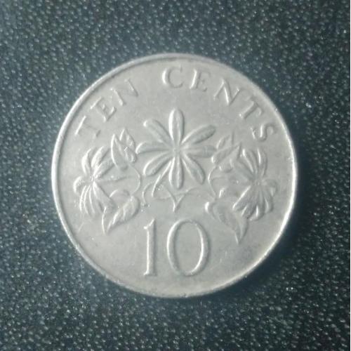 10 центов 1993 Сингапур 