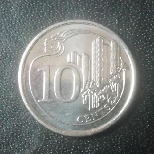  10 центов 2013 Сингапур