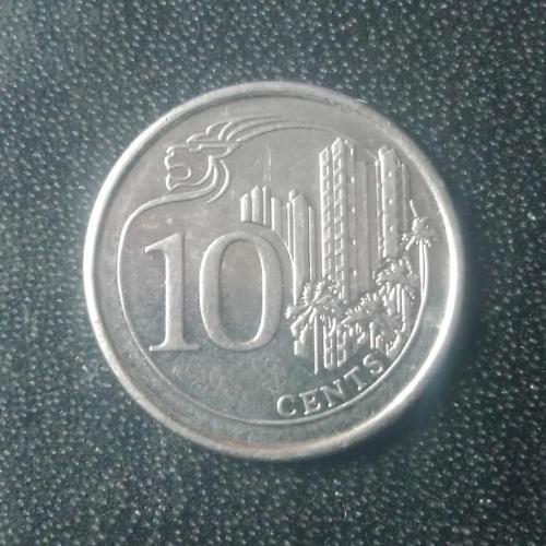10 центов 2013 Сингапур