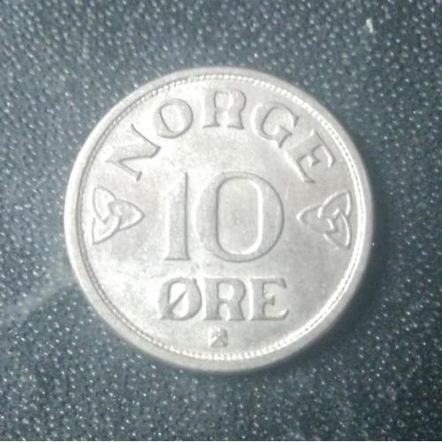 10 эре 1952 Норвегия 
