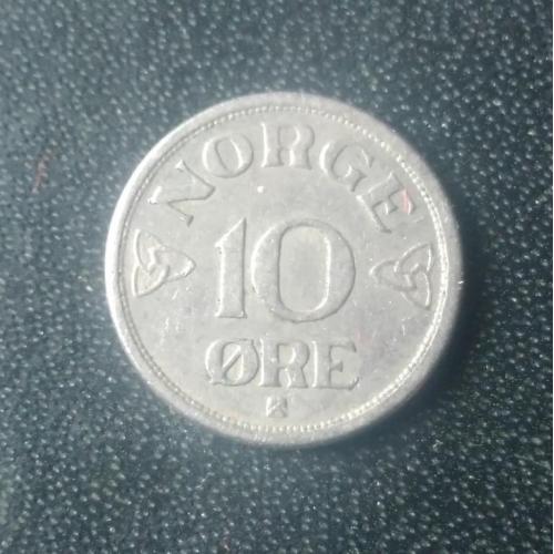 10 эре 1952 Норвегия
