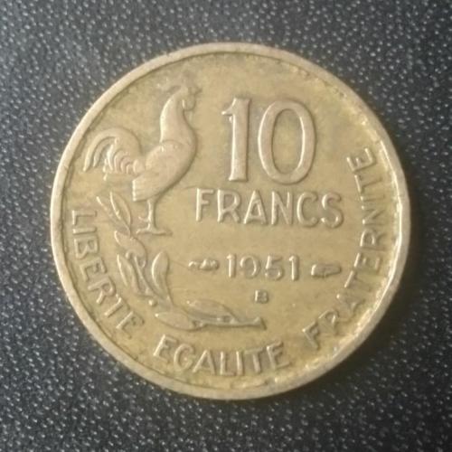 10 франков 1951 (B) Франция