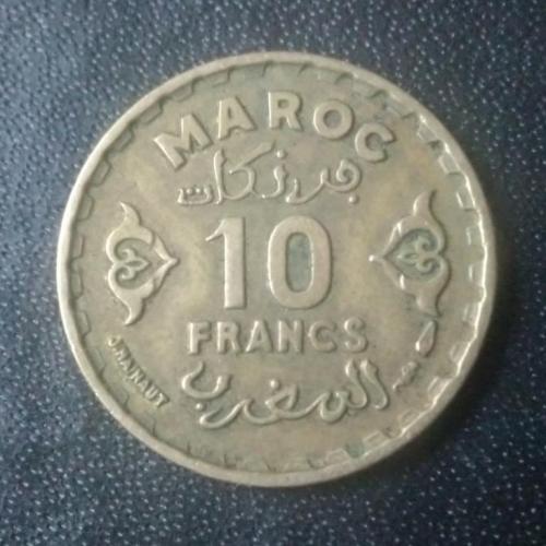 10 франков 1952 Марокко