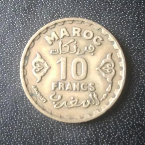 10 франков 1952 Марокко