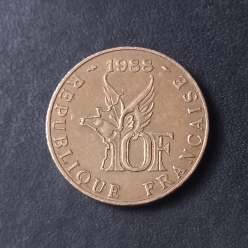 10 франков 1988 Франция Ролан Гаррос