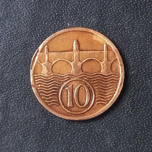 10 геллеров 1933 Чехословакия