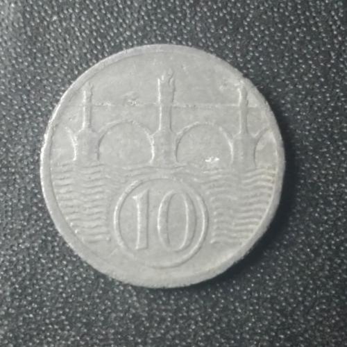 10 геллеров 1940 Чехословакия