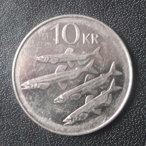 10 крон 1996 Исландия