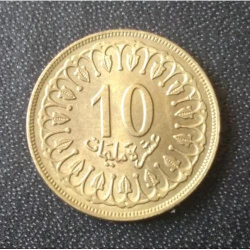 10 миллимов 1960 Тунис