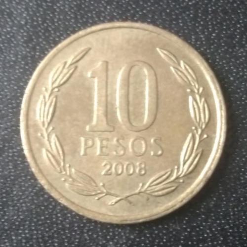 10 песо 2008 Чили