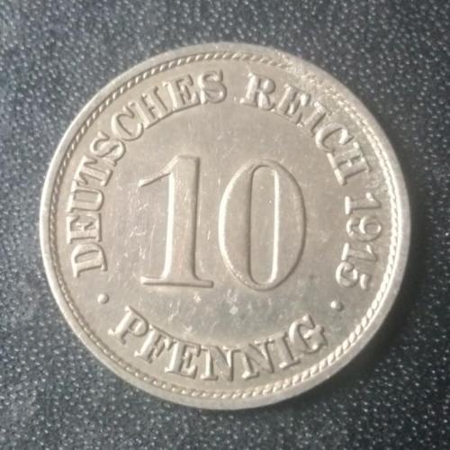10 пфеннигов 1915 (A) Германия 
