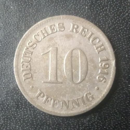 10 пфеннигов 1916 (D) Германия 