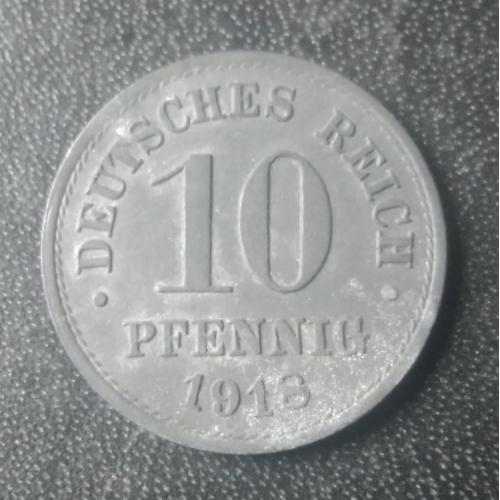 10 пфеннигов 1918 Германия (цинк) 