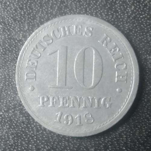 10 пфеннигов 1918 Германия (цинк) 