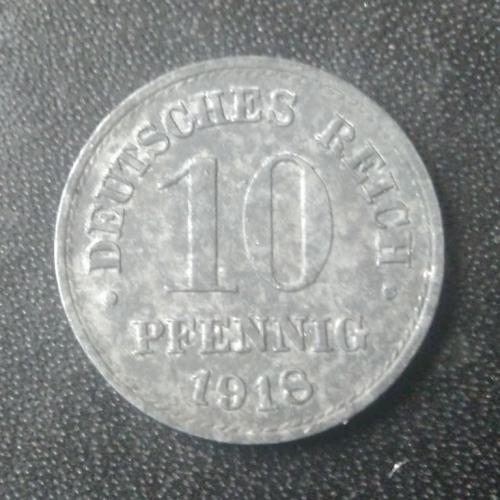 10 пфеннигов 1918 Германия (цинк) 