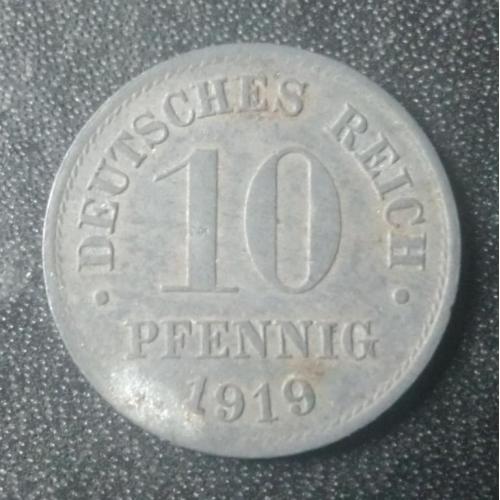 10 пфеннигов 1919 Германия (цинк) 