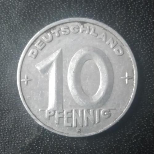 10 пфеннигов 1952 (E) Германия 