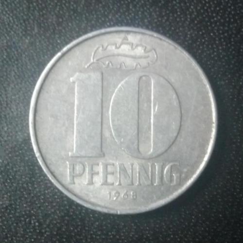 10 пфеннигов 1968 Германия