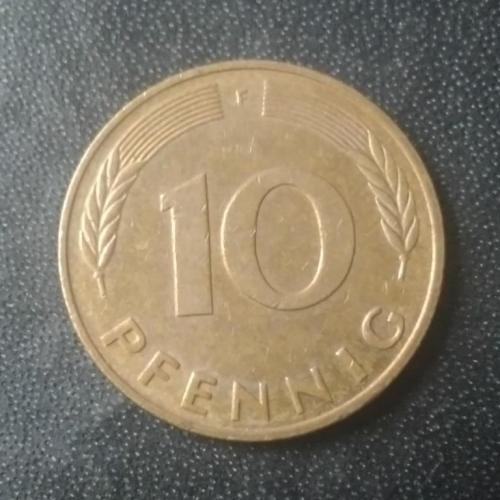 10 пфеннигов 1991 (F) Германия 