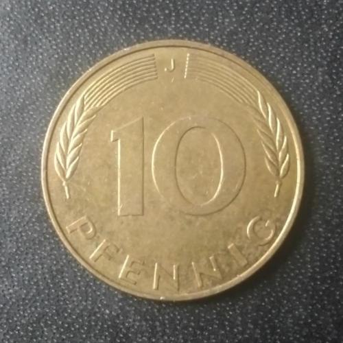 10 пфеннигов 1991 (J) Германия