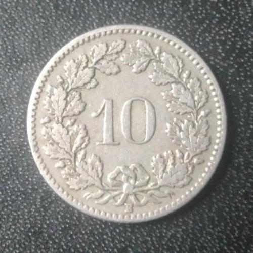 10 раппенов 1906 Швейцария 