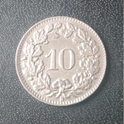 10 раппенов 1934 Швейцария