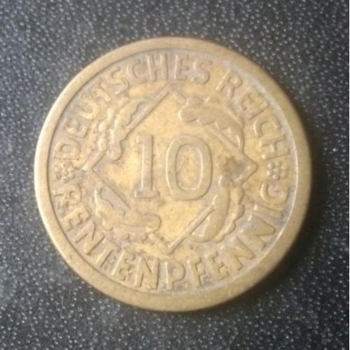 10 рейхспфеннигов 1924 (A) Германия