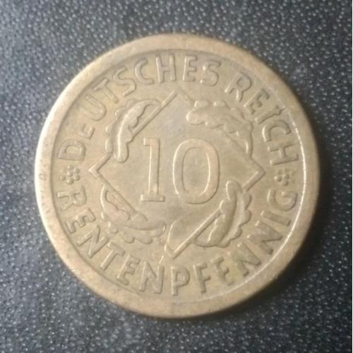 10 рейхспфеннигов 1924 (E) Германия 