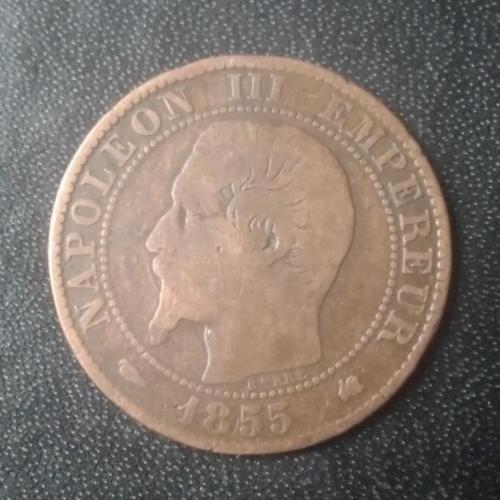 10 сантимов 1855 (K) Франция