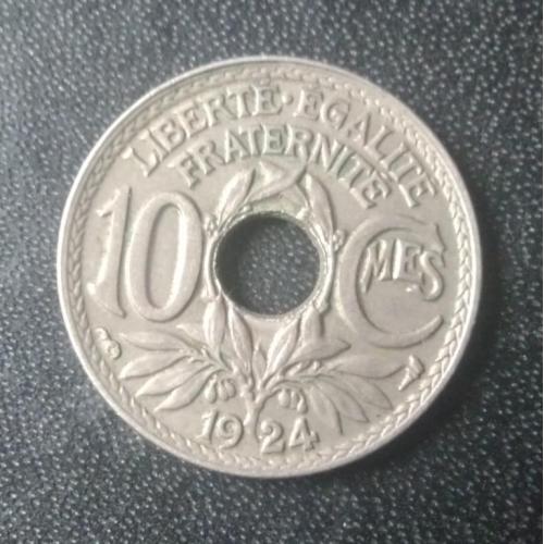 10 сантимов 1924 Франция