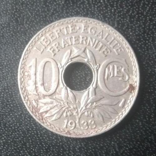 10 сантимов 1933 Франция 