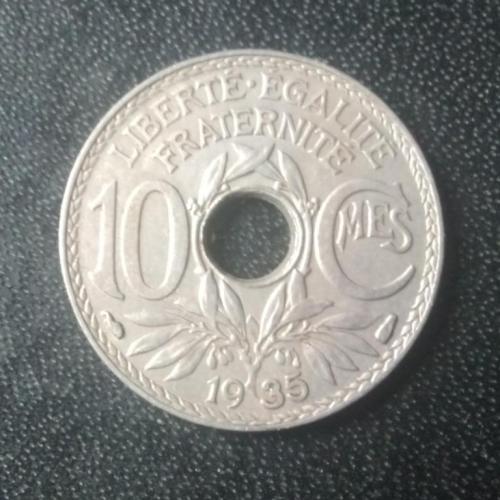 10 сантимов 1935 Франция