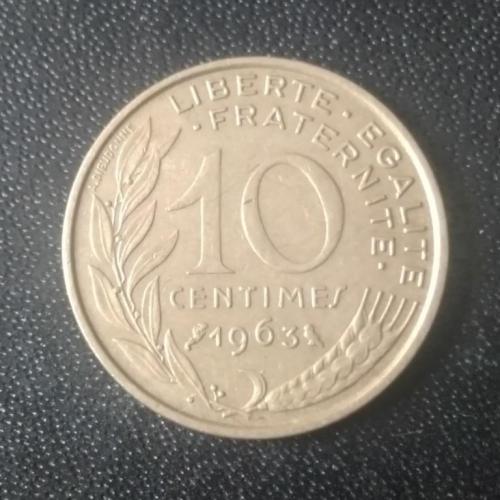 10 сантимов 1963 Франция