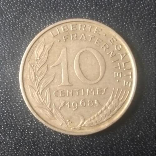 10 сантимов 1968 Франция